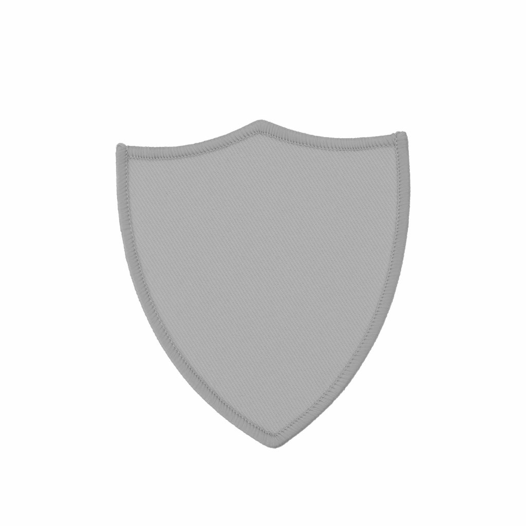 3 Point Shield - Dark Grey - Element Thread Club