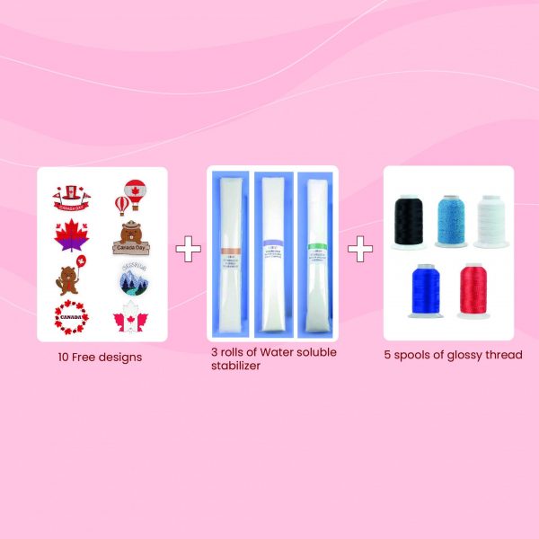 Canada Day Embroidery Pack